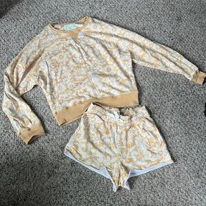 American Eagle Matching Floral Lounge Set